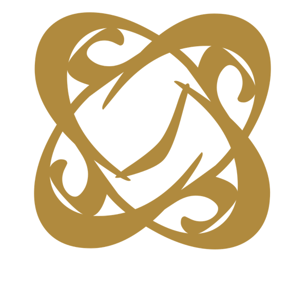 The ARAUA mark — four initials woven into a knot