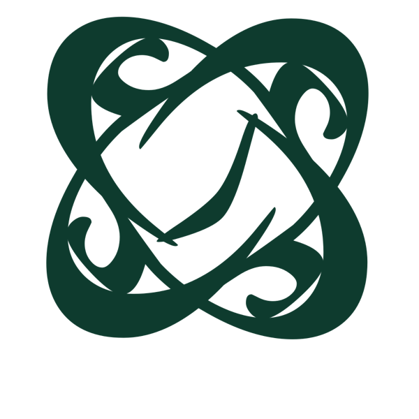 The ARAUA mark — four initials woven into a knot